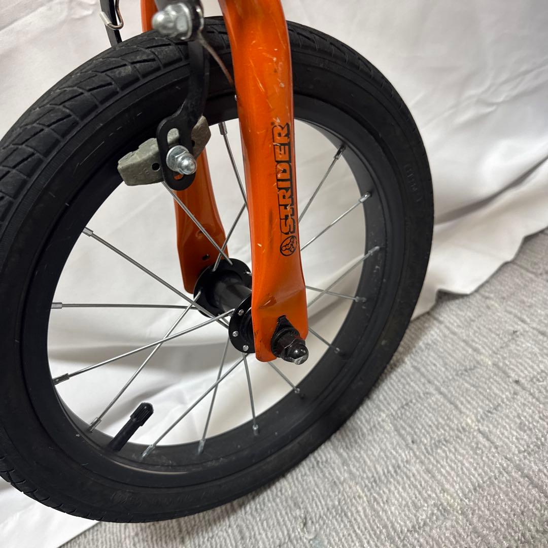 B138 STRIDER ストライダー14X オレンジ ペダル付 スタンド付