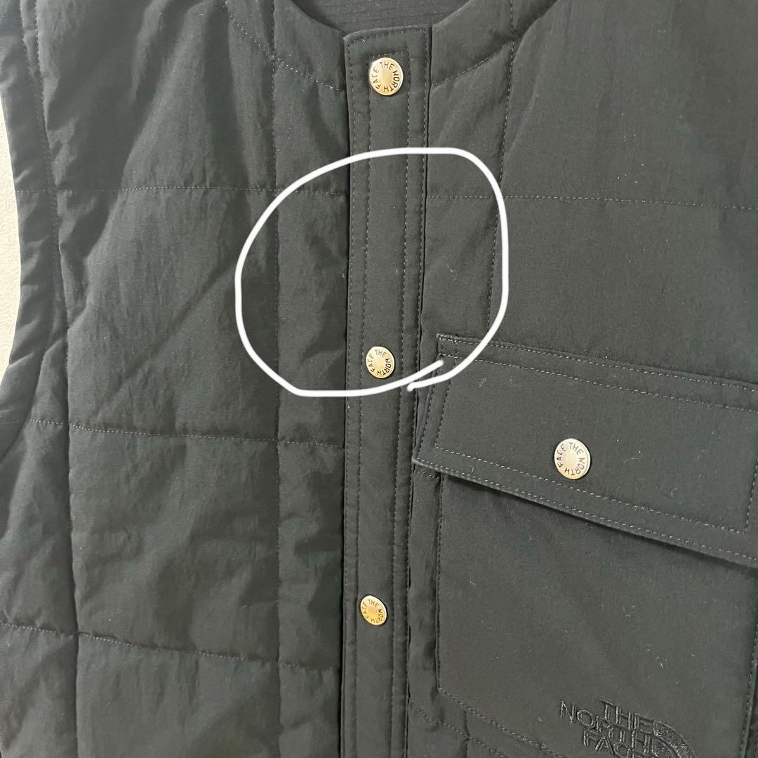 THE NORTHFACE メドウウォームベスト キルティングベスト　黒　Ｍ