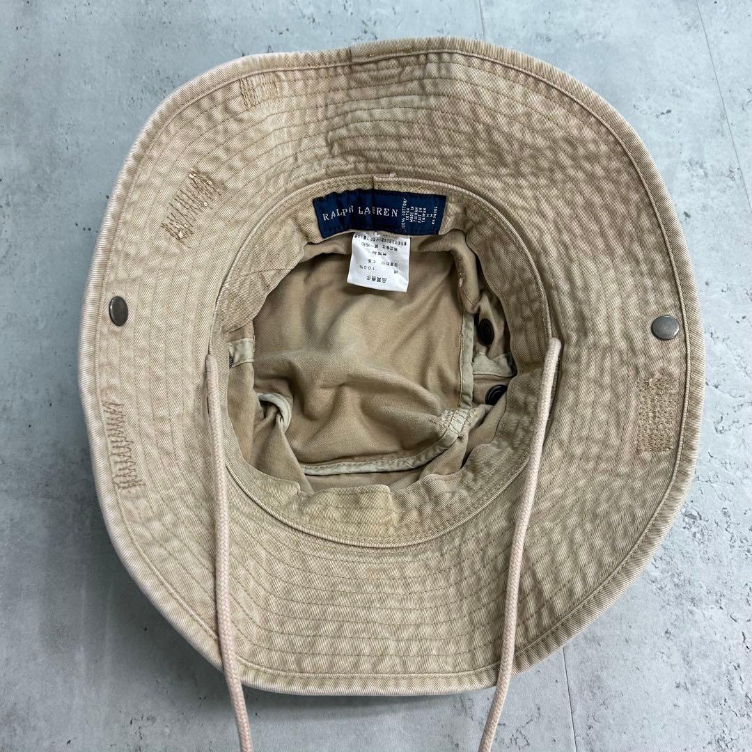 美品 RALPH LAUREN ラルフローレン サファリ ハット バケット