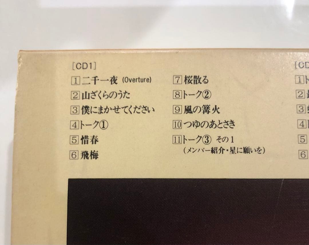 さだまさし LIVE 二千一夜 CD ハガキ付き