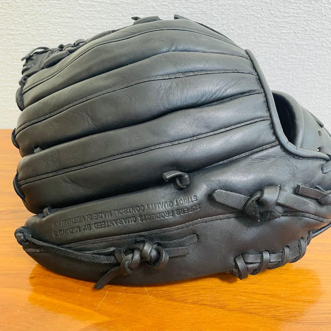 【極美品】MIZUNO ミズノ　ビューリーグ　軟式グローブ　右投げ　即戦力　黒色