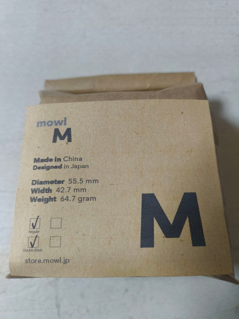 mowl マウル★M ダブルブラック★ブラックロゴ モノメタル★限定品