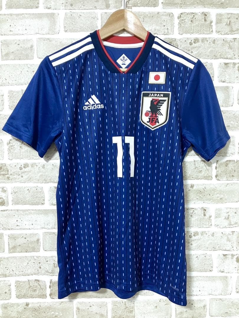 【早い者勝ち✨】アディダス 三浦知良 日本代表 ユニフォーム S サムライブルー