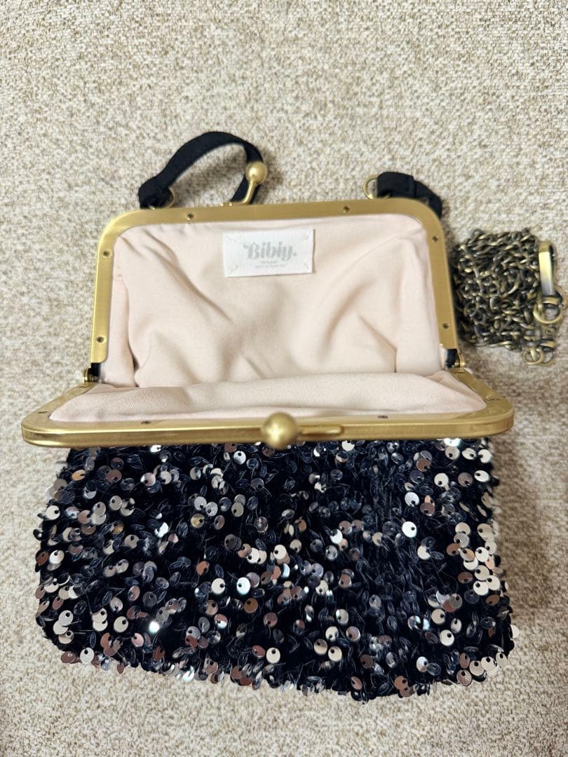 Bibiy スパンコールODETTE GLITTER BAG