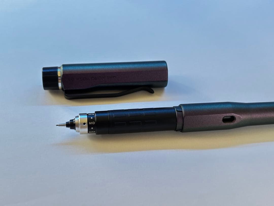 三菱鉛筆 クルトガ ダイブKURUTOGA DIVEオーロラパープル0.5mm