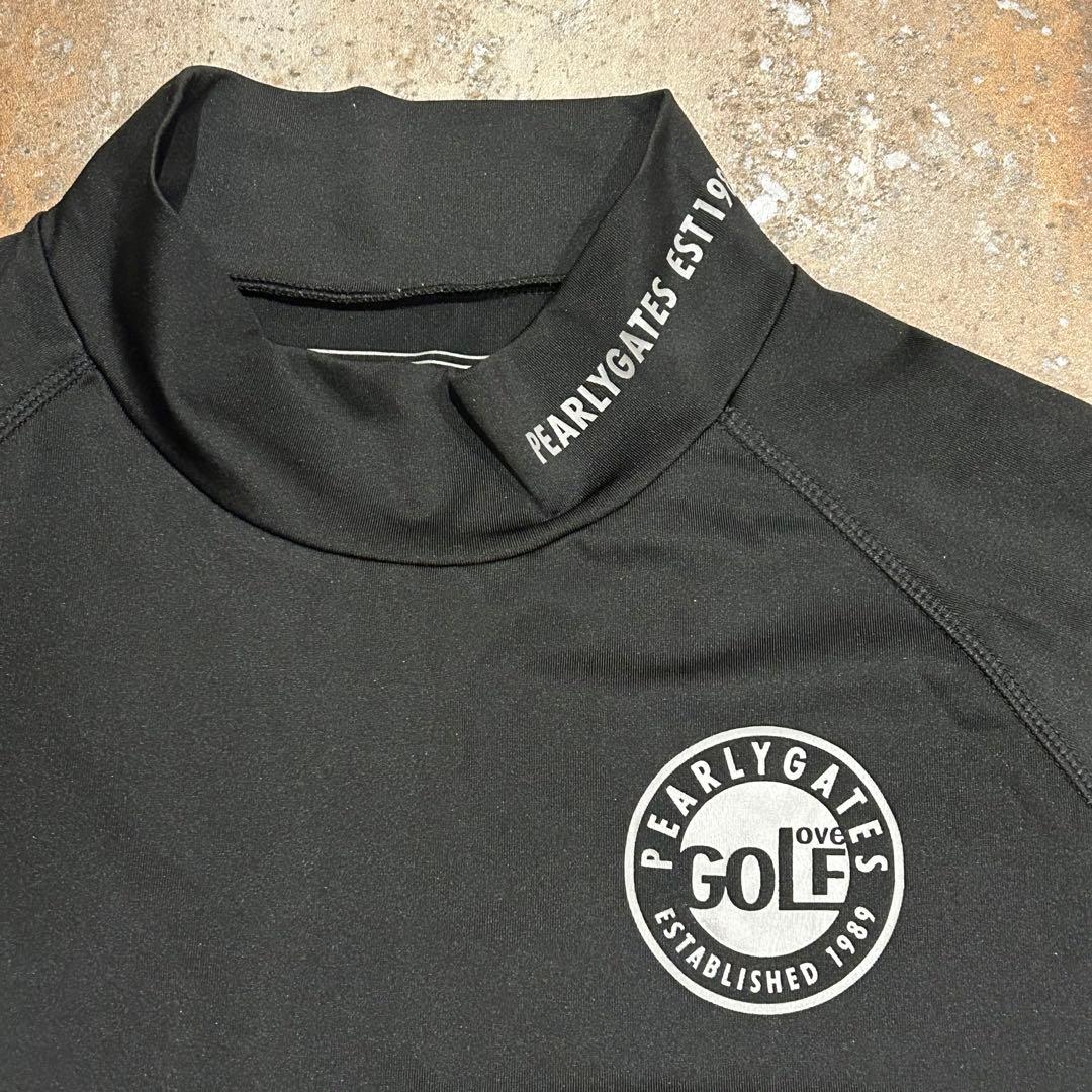 PEARLY GATES モックネックハイネック 長袖 インナーTシャツ