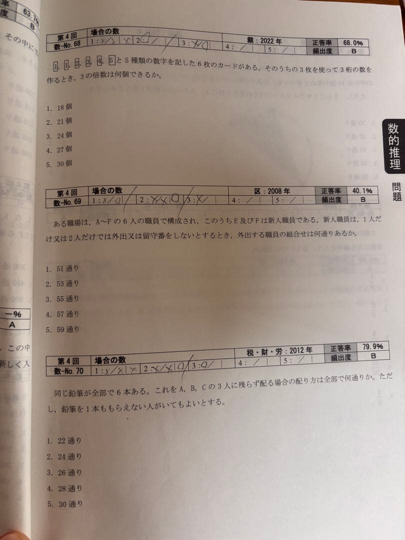 公務員試験テキスト(TAC)