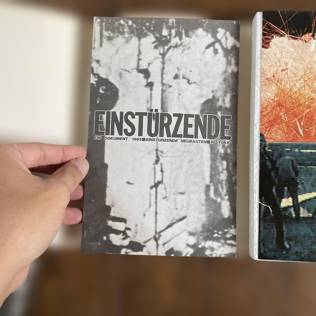 希少EINSTÜRZENDE　NEUBAUTEN　半分人間　カセットブック
