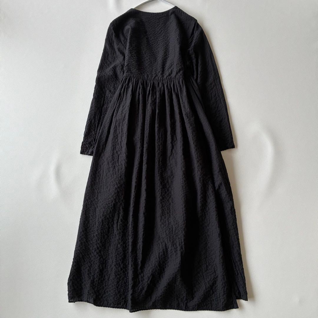 ヌキテパ 柔らか上質コットン ドットカシュクールガウンワンピース 2WAY