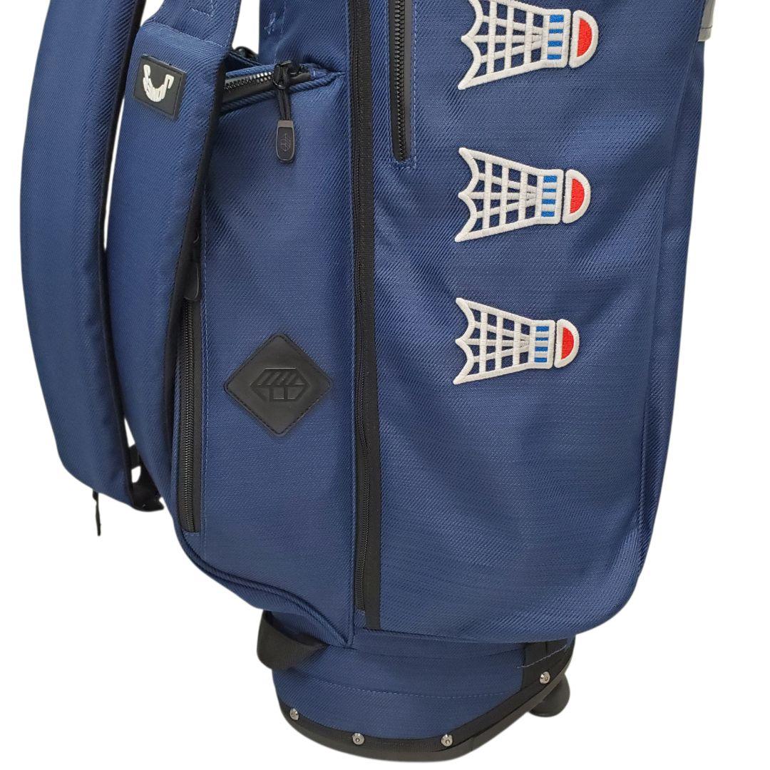 限定モデル 美品 JONES Trouper R キャディバッグ ネイビー