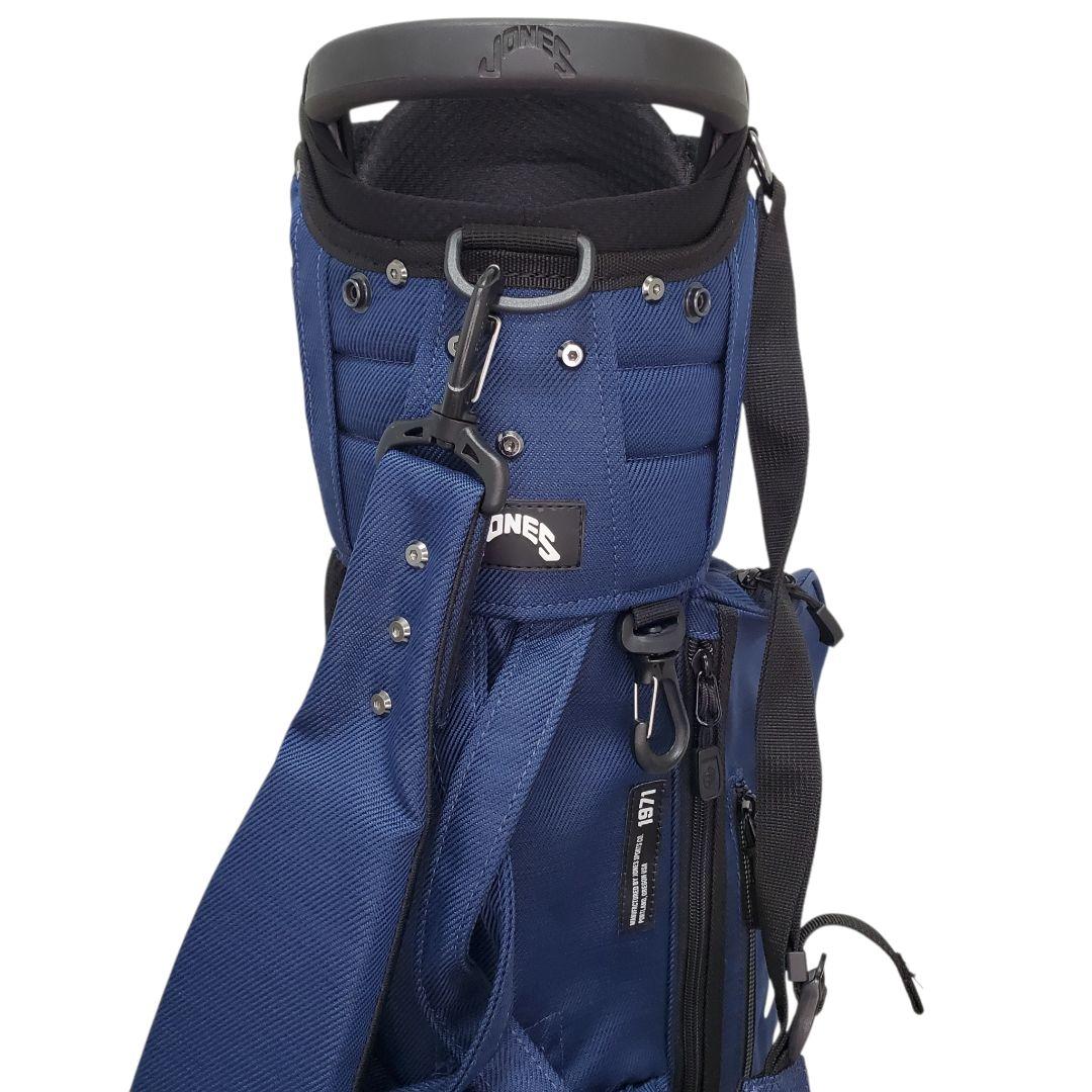 限定モデル 美品 JONES Trouper R キャディバッグ ネイビー