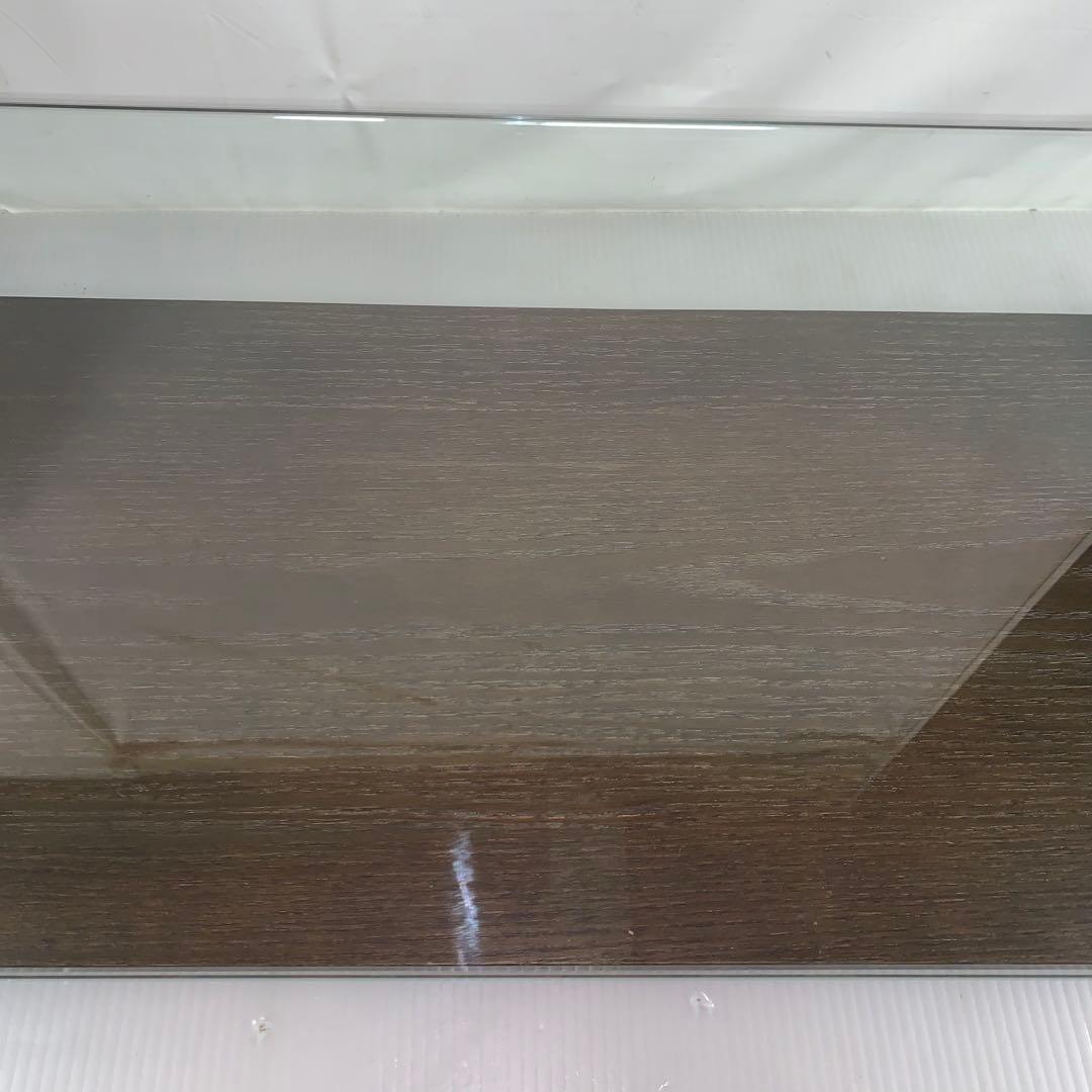 1s13. ニトリ センターテーブル ノルディック 強化ガラス ダークブラウン