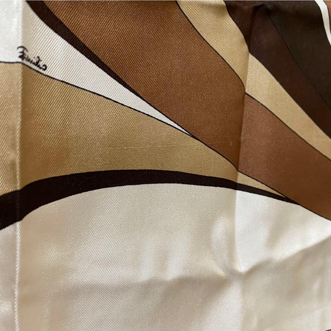 EMILIO PUCCI 大判シルクスカーフ プッチ柄 マルチカラー