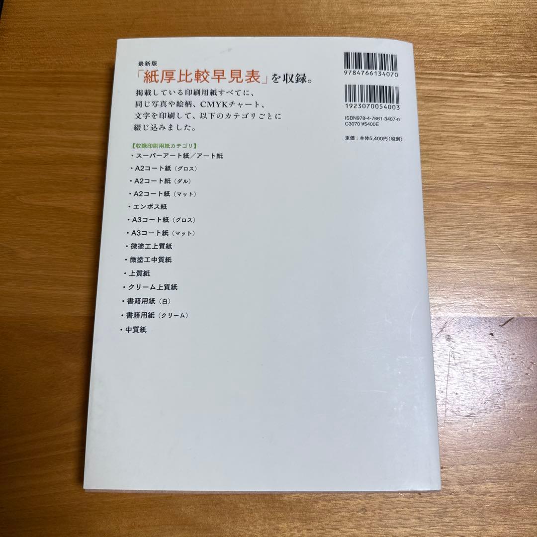 「印刷用紙サンプルBOOK」200種類以上の印刷用紙に…デザインのひきだし