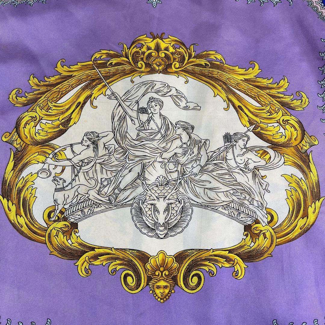 【希少 vintage】ヴェルサーチ☆長袖 シルクシャツ メデューサ バロック