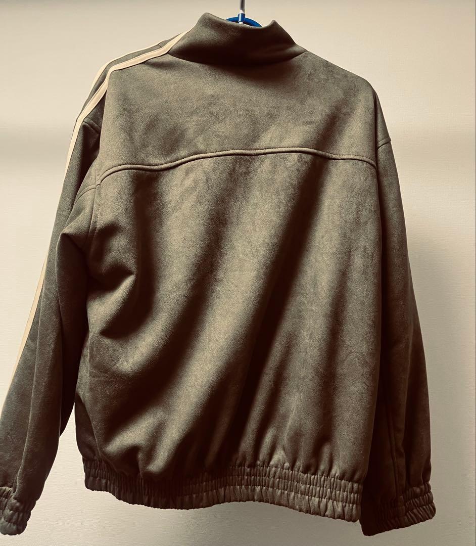 S adidas originals スエード トラックジャケット　緑