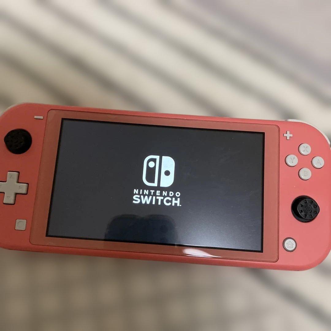 switchライト　ピンク　ジャンク品