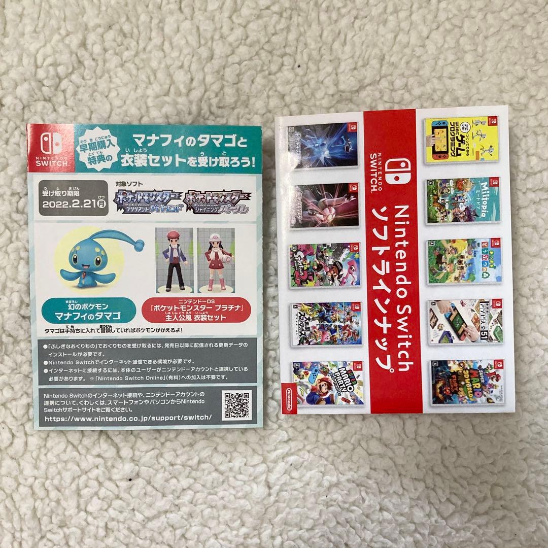 ポケモン　ブリリアントダイヤモンド　シャイニングパール　Switch ソフト