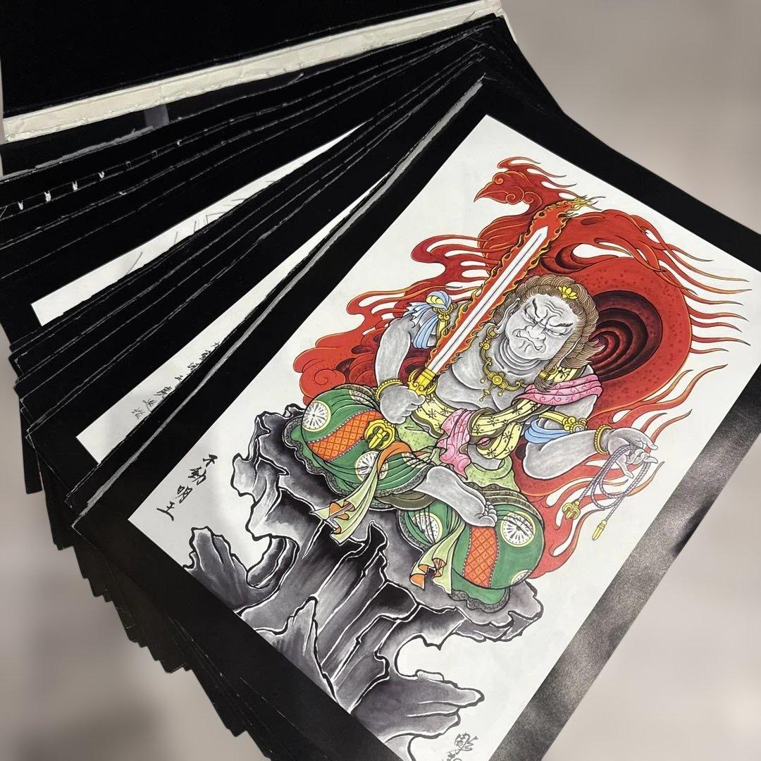 彫まさ 画集 下絵 刺青 彫師 tattoo