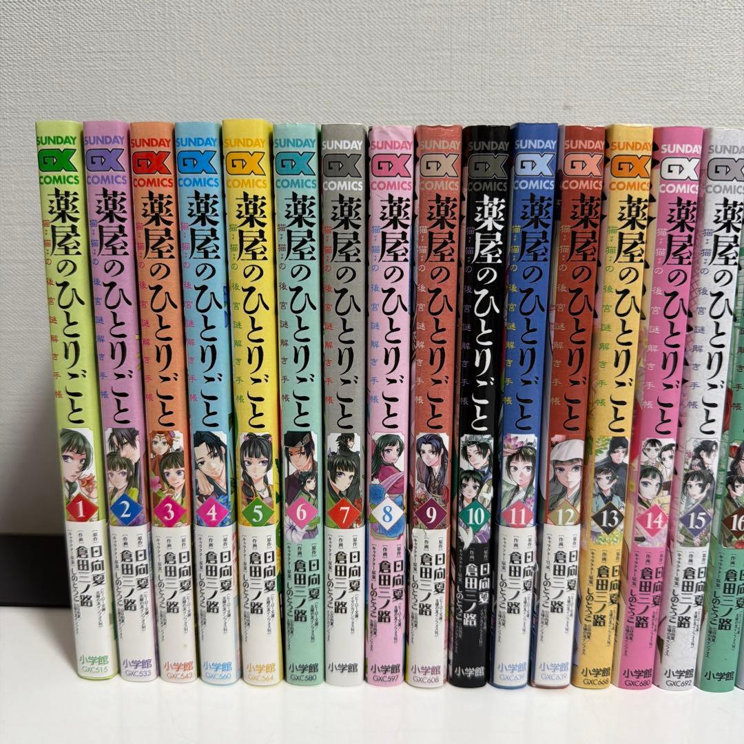 薬屋のひとりごと　全21巻　全巻セット　20~21巻は新品未読品