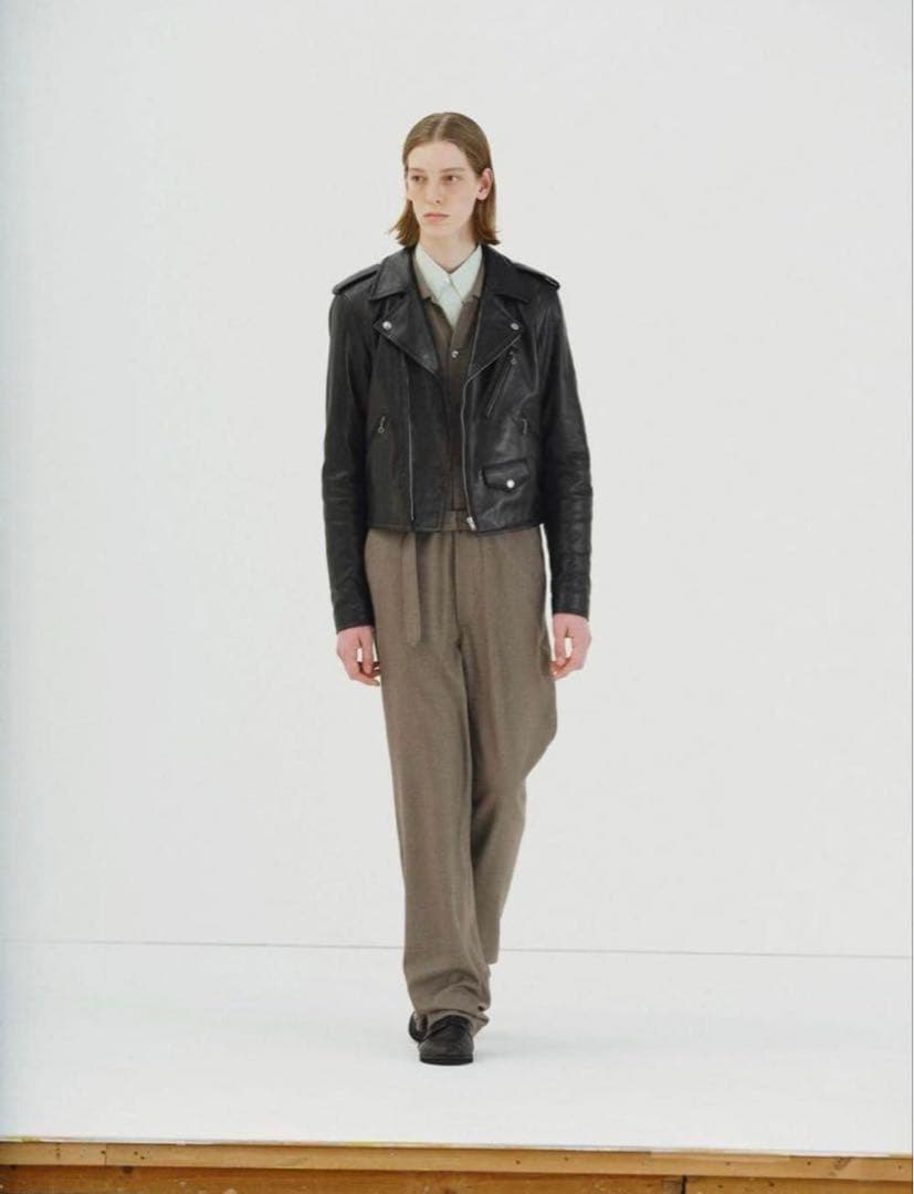 ジャケット・アウター AURALEE 25AW LAMB LEATHER RIDERS JACKET