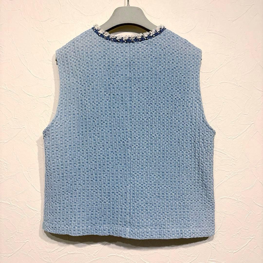 EimeeLaw エイミーロウ 18480円 ツィードベスト ボタン おしゃれ