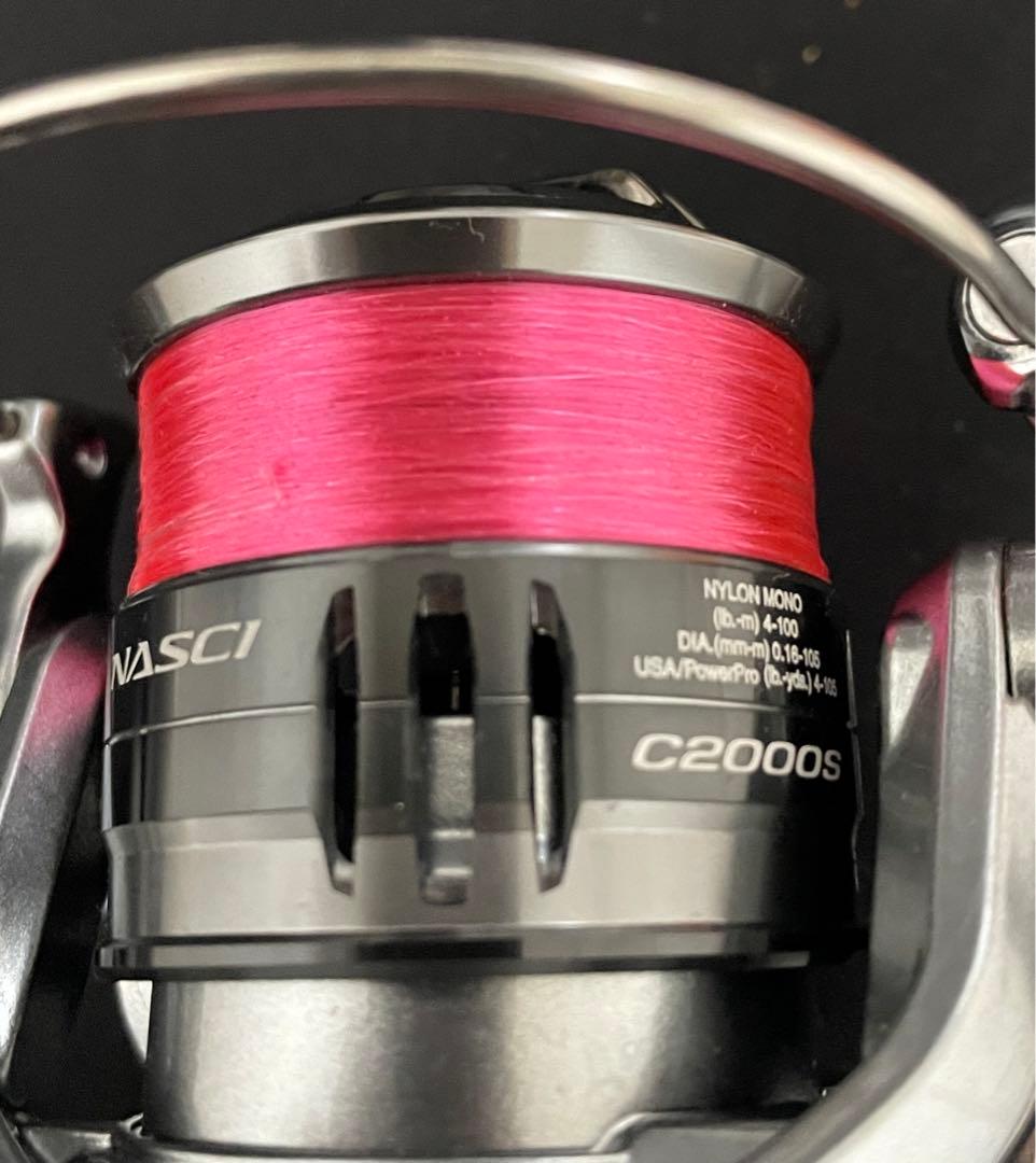 【美品】SHIMANO NASCI C2000S-C スピニングリール