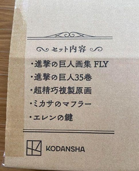 進撃の巨人 新品未開封 FLY 画集 特典完備