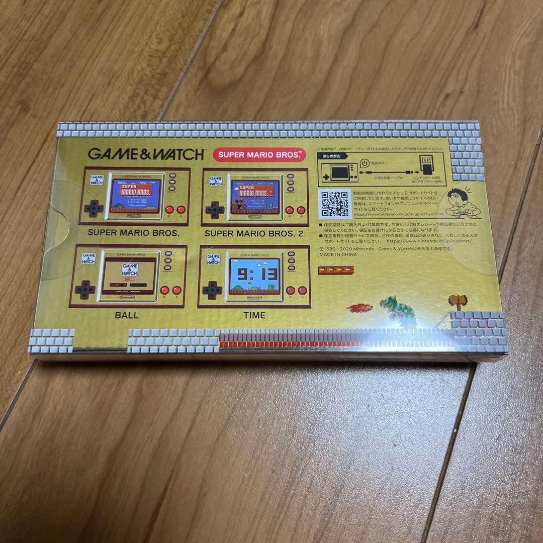任天堂　ゲームウォッチ　新品　スーパーマリオ