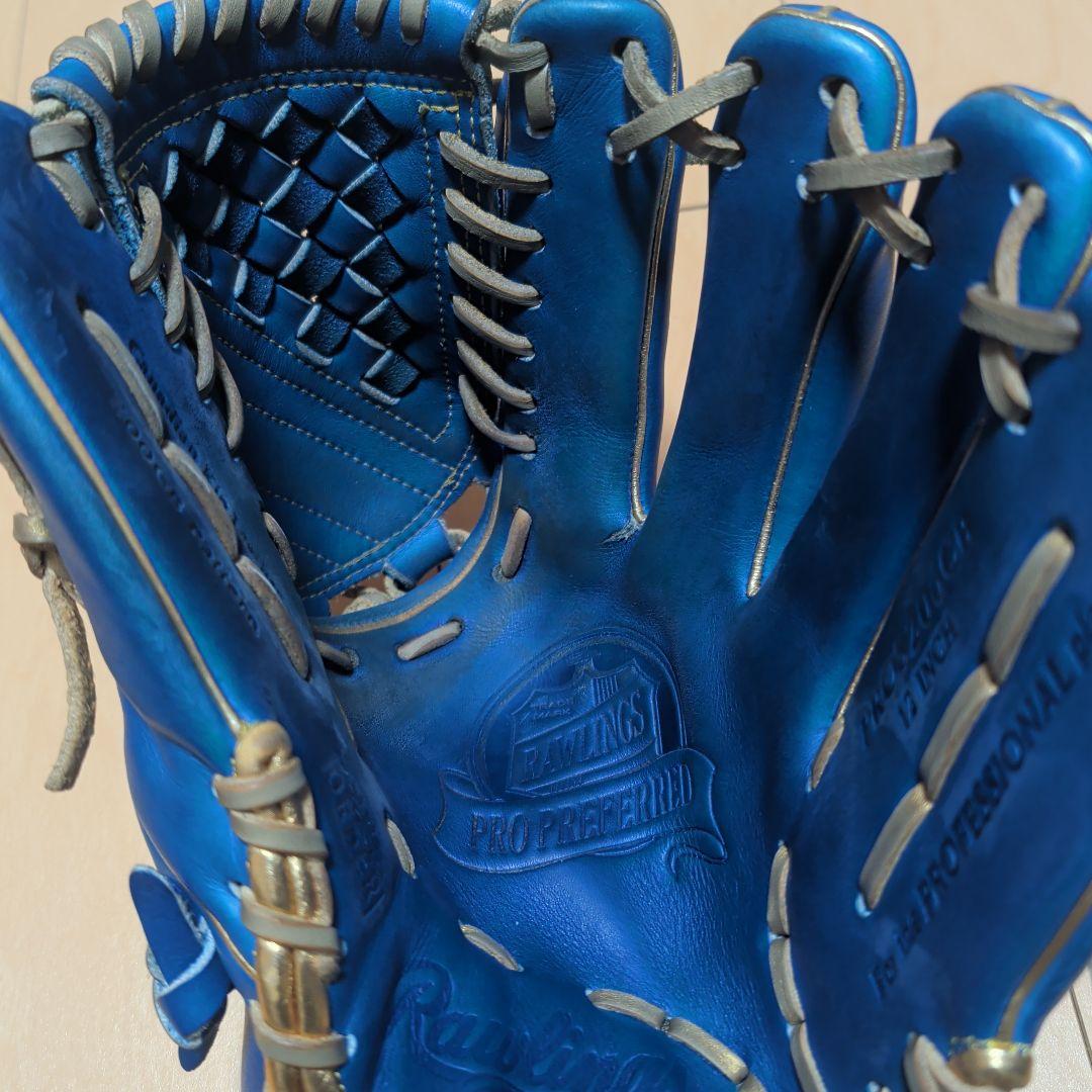 【*オ様 Rawlings 内間拓馬選手 実使用グローブ