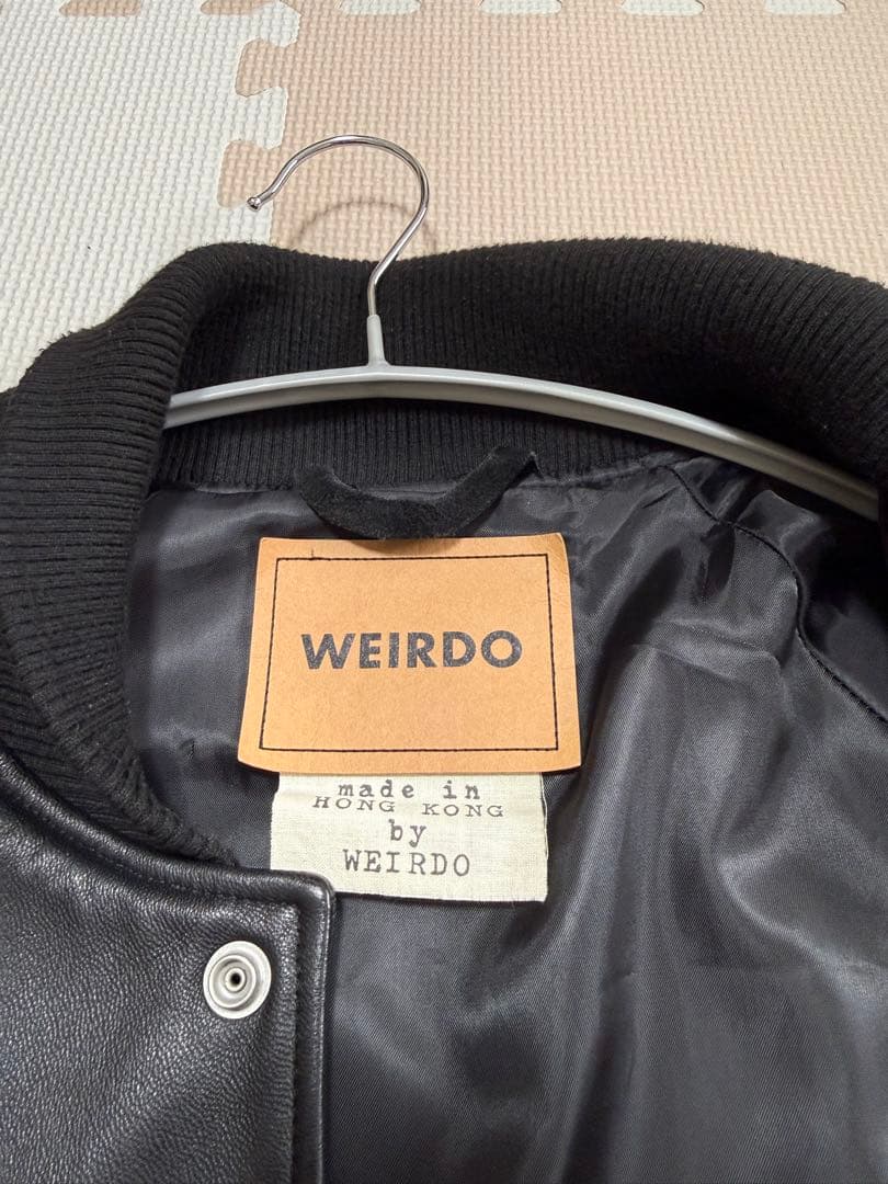 WEIRDO ブラックレザージャケット