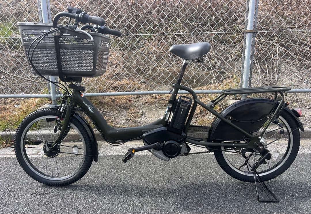 ヤマハPAS KISS 20インチ電動アシスト自転車前後新品タイヤ交換済