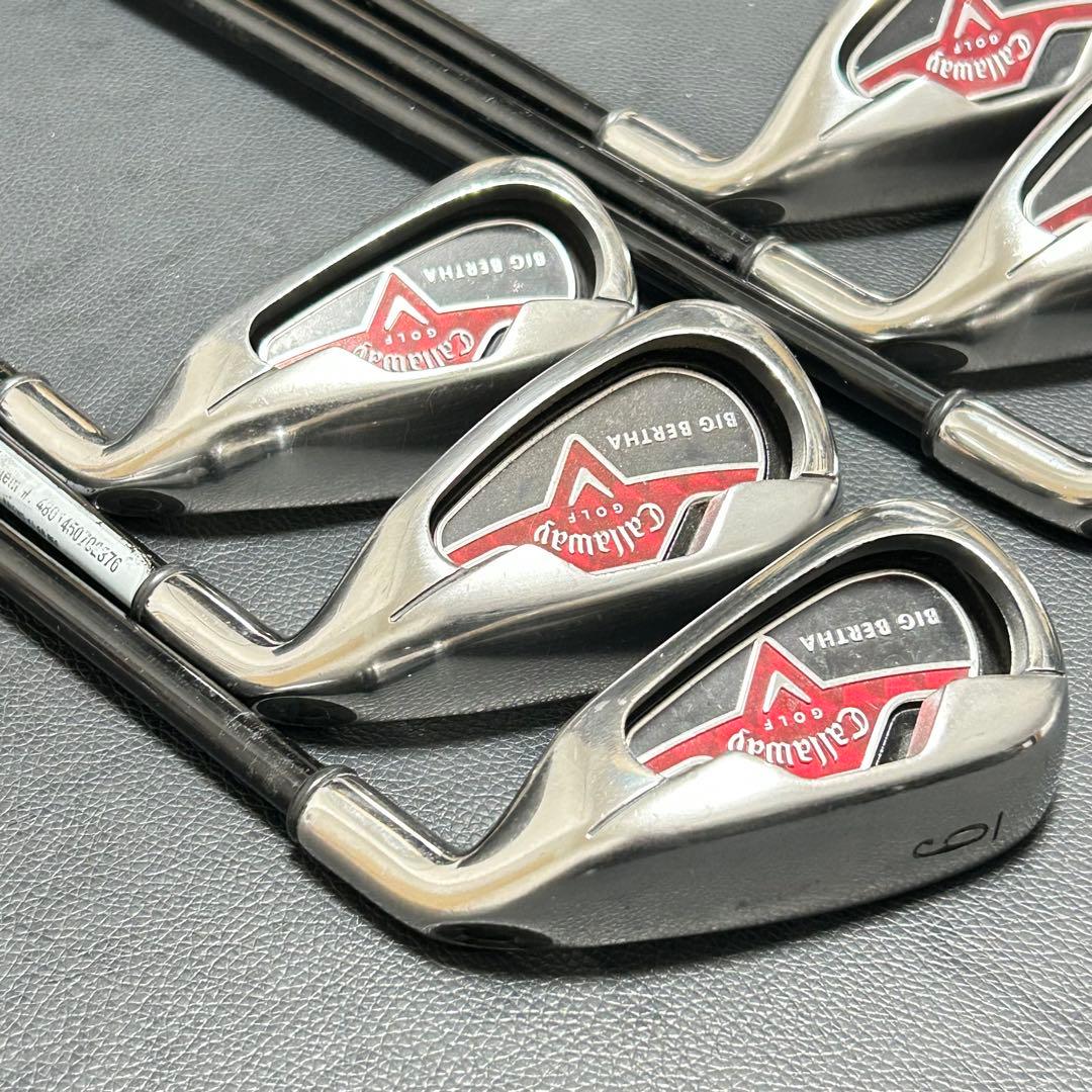キャロウェイ BIG BERTHA アイアンセット US希少仕様 軽量R 名器