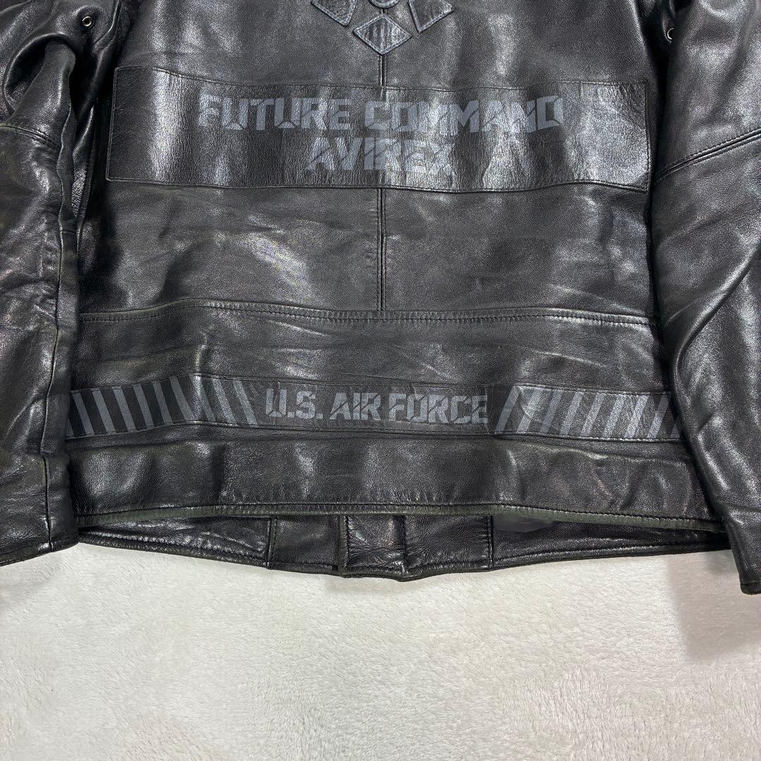 K*N様 入手困難✨アヴィレックス シングル ライダース レザージャケット 2X