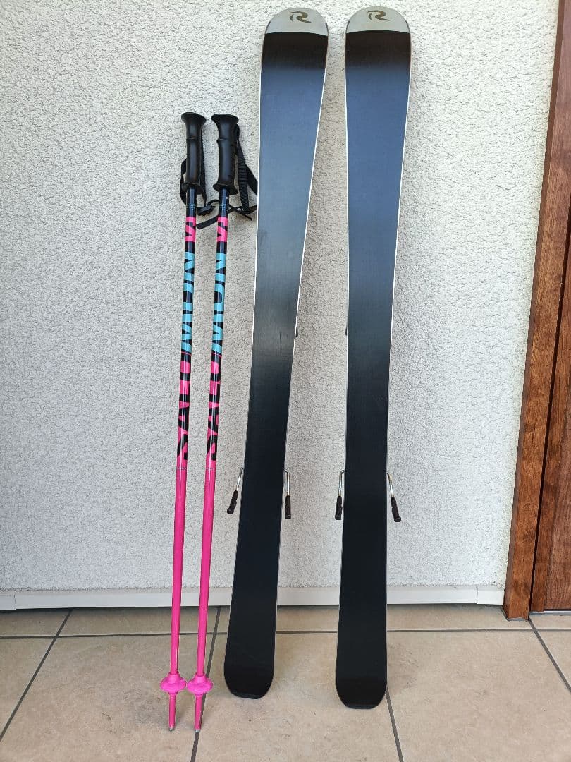 ロシニョール 110cm＋サロモン ストック 95cm＋トライスキー　セット