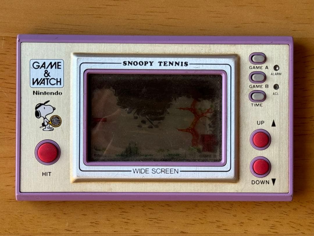 任天堂 ゲームウォッチ スヌーピー テニス