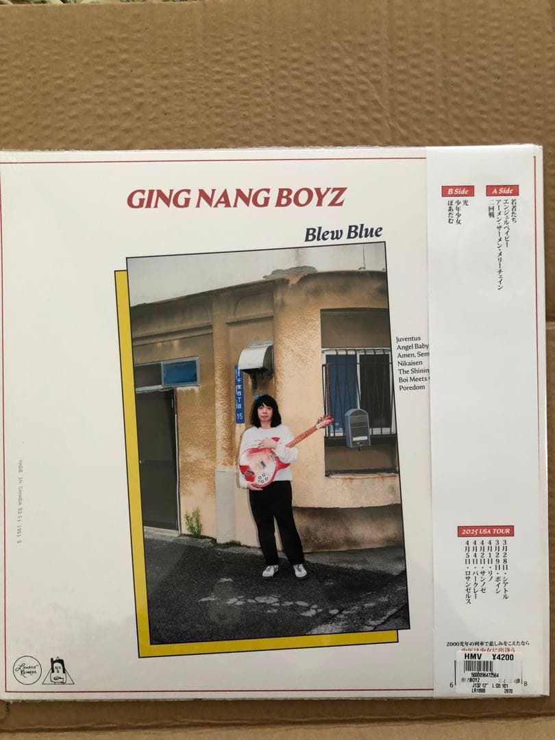 銀杏BOYZ ぶるぶる　アナログ盤　LP レコード　新品未開封　峯田和伸　ブルー