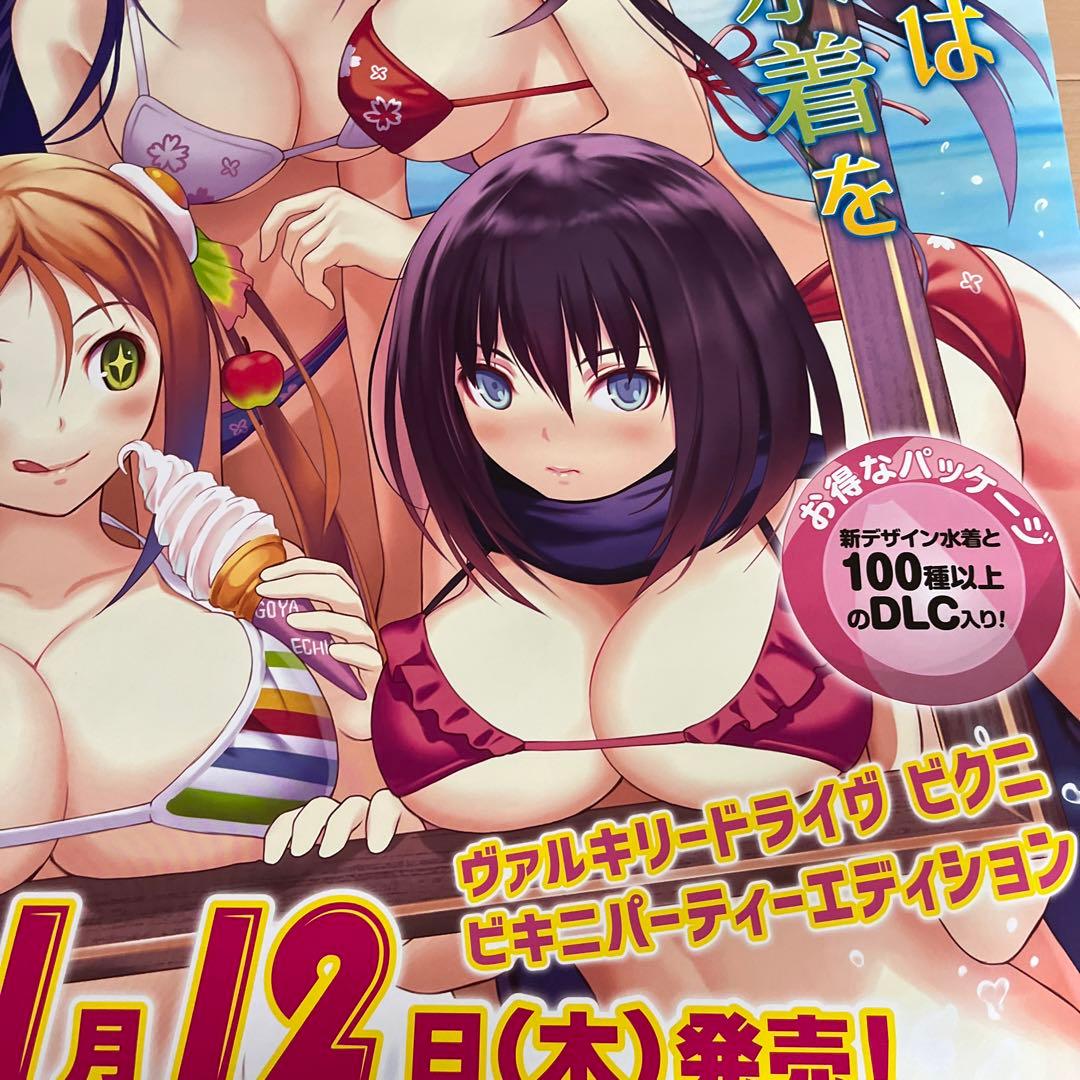PSVITA ヴァルキリードライブ　ビクニ　非売品ゲームポスター