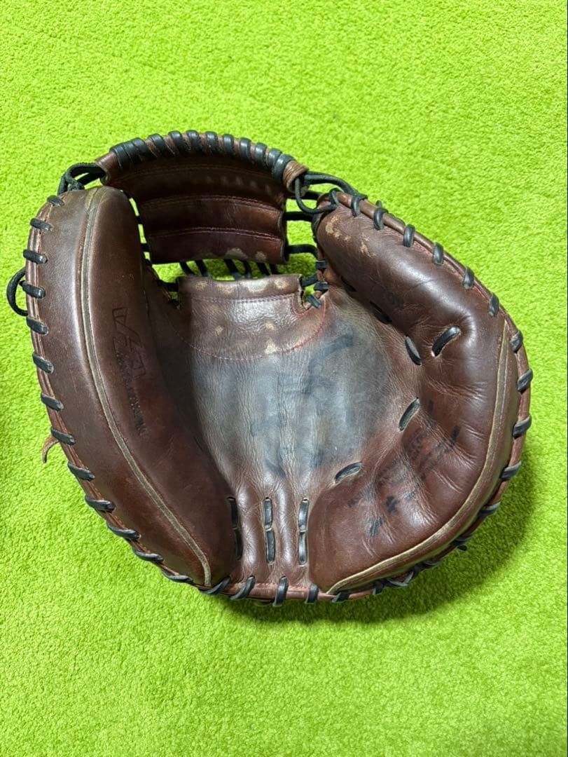ハタケヤマ　一般硬式　キャッチャーミット　和牛革