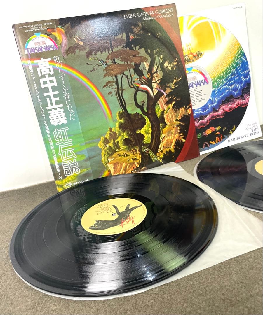 帯付 LP 高中正義（MASAYOSHI TAKANAKA） - 虹伝説　国内盤