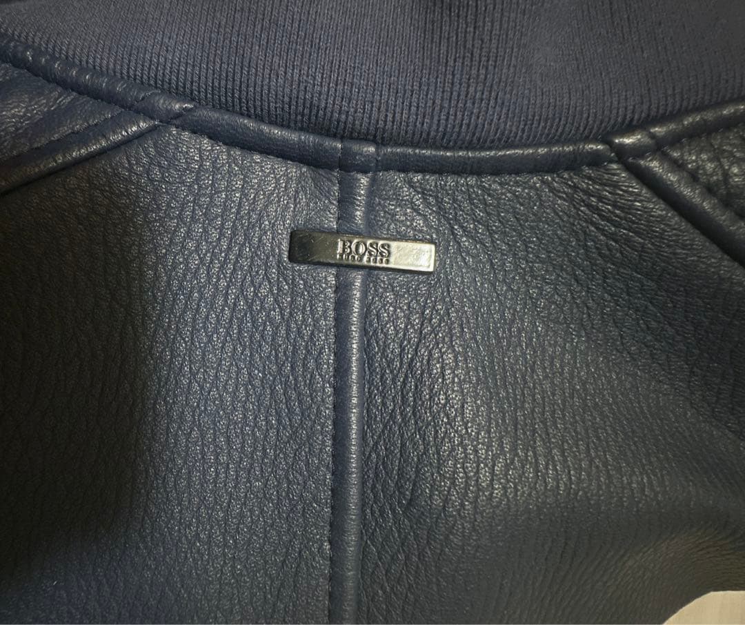 BOSS HUGO レザーブルゾン/LEATHER JACKET NORAN
