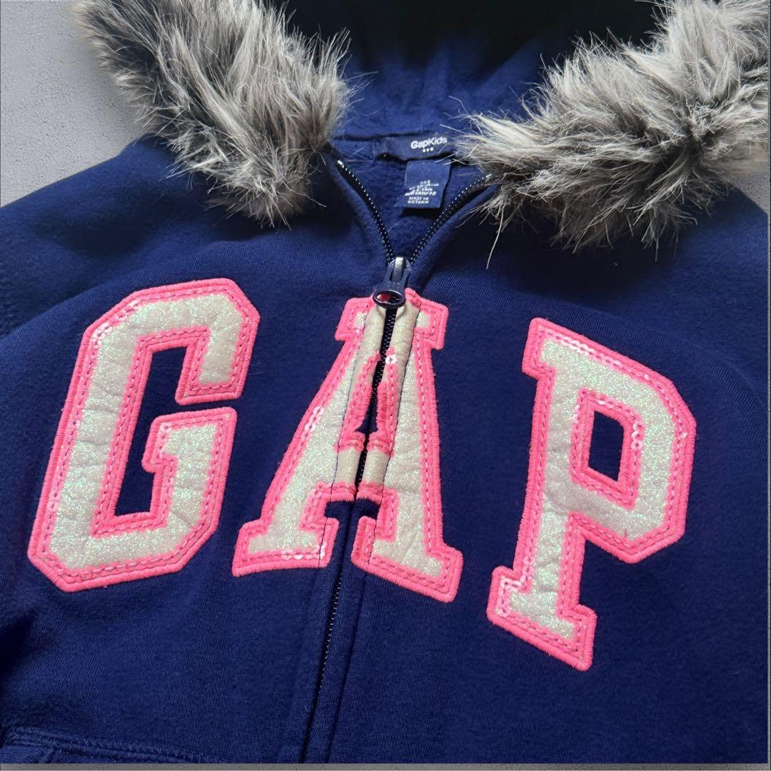 y2k 00s 平成ギャル GAP ファージップパーカー hoodie old