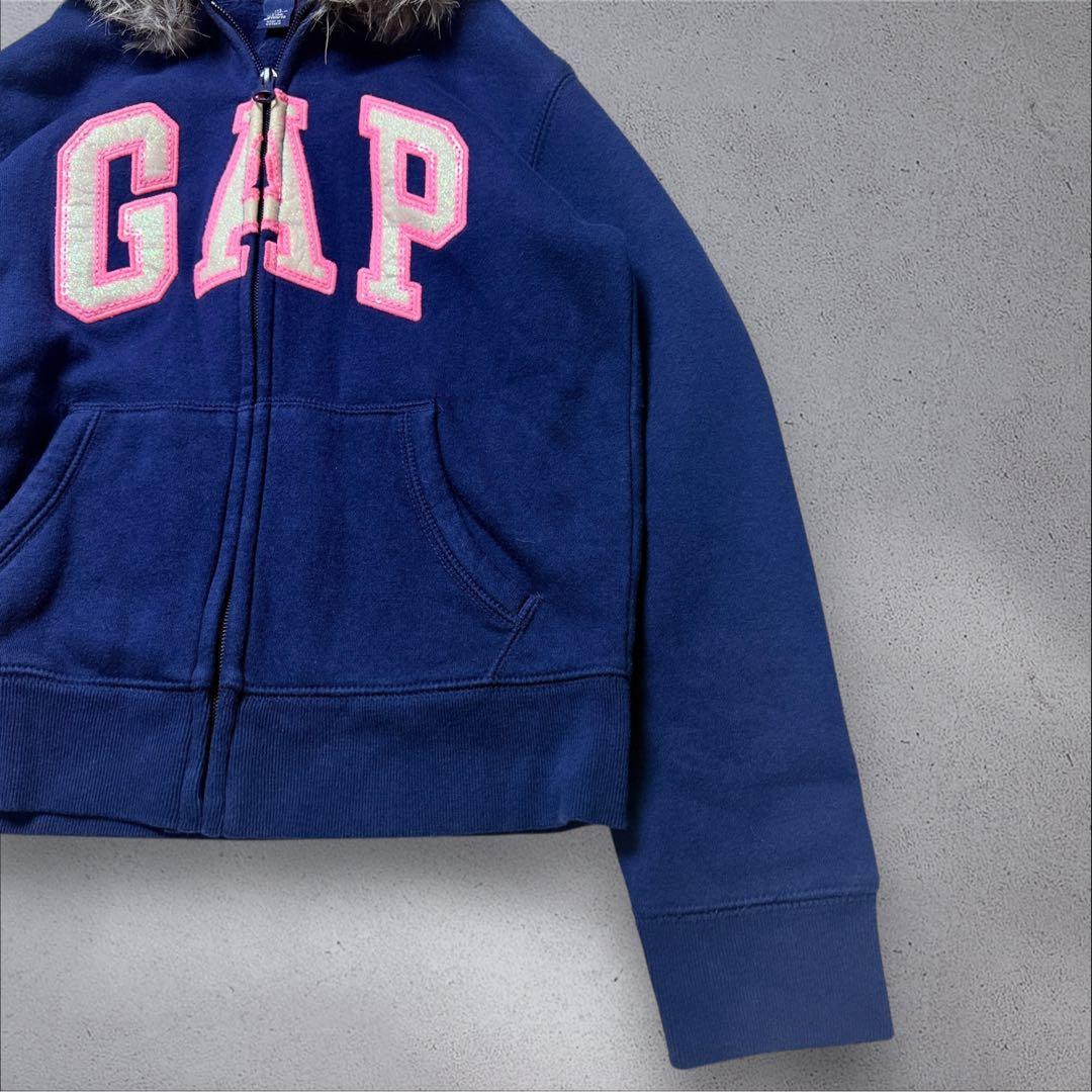 y2k 00s 平成ギャル GAP ファージップパーカー hoodie old
