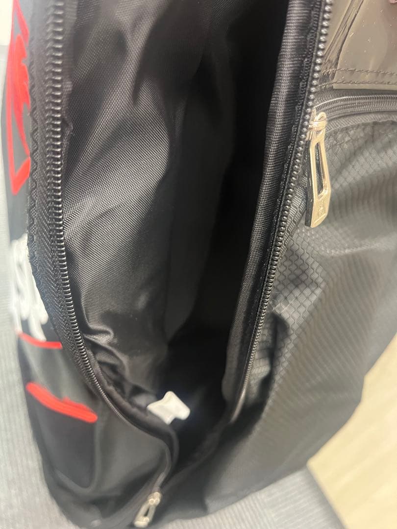 ミ*ン様 le coq sportif キャディバッグ ブラック/レッド