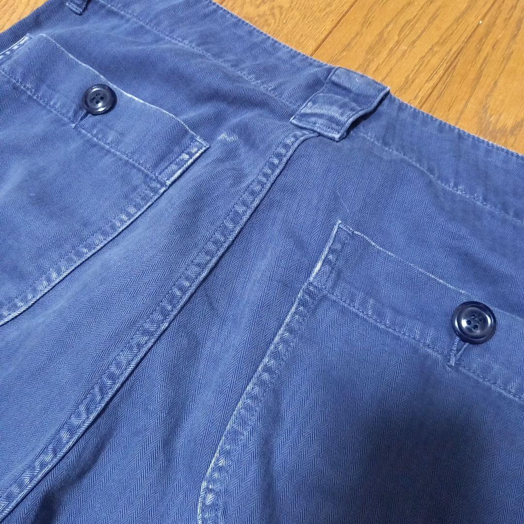 アンダーカバー ペンキ加工カーゴパンツ ネイビー アーカイブ ヨウジヤマモト