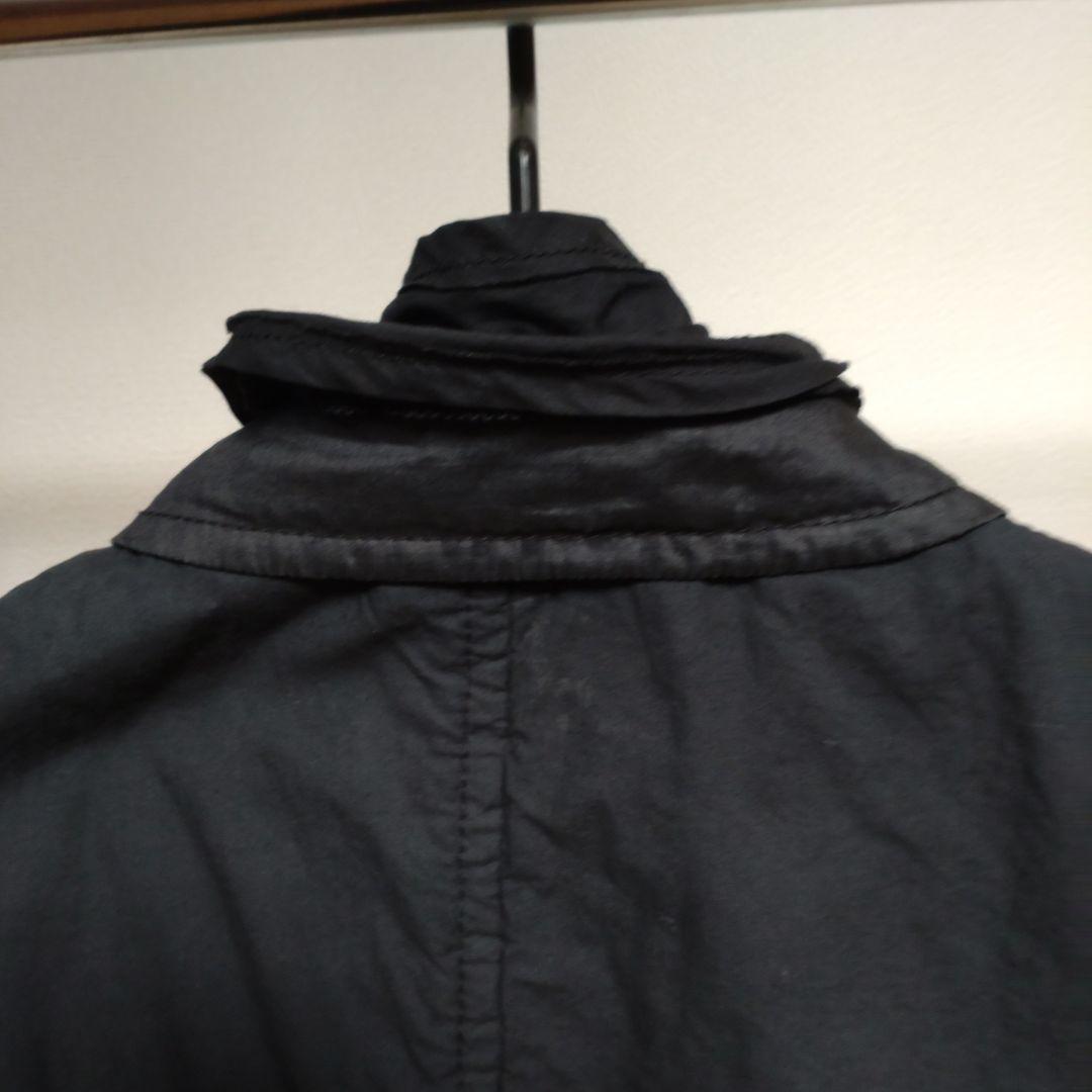 tricot COMME des GARÇONS ブラック麻のジャケット