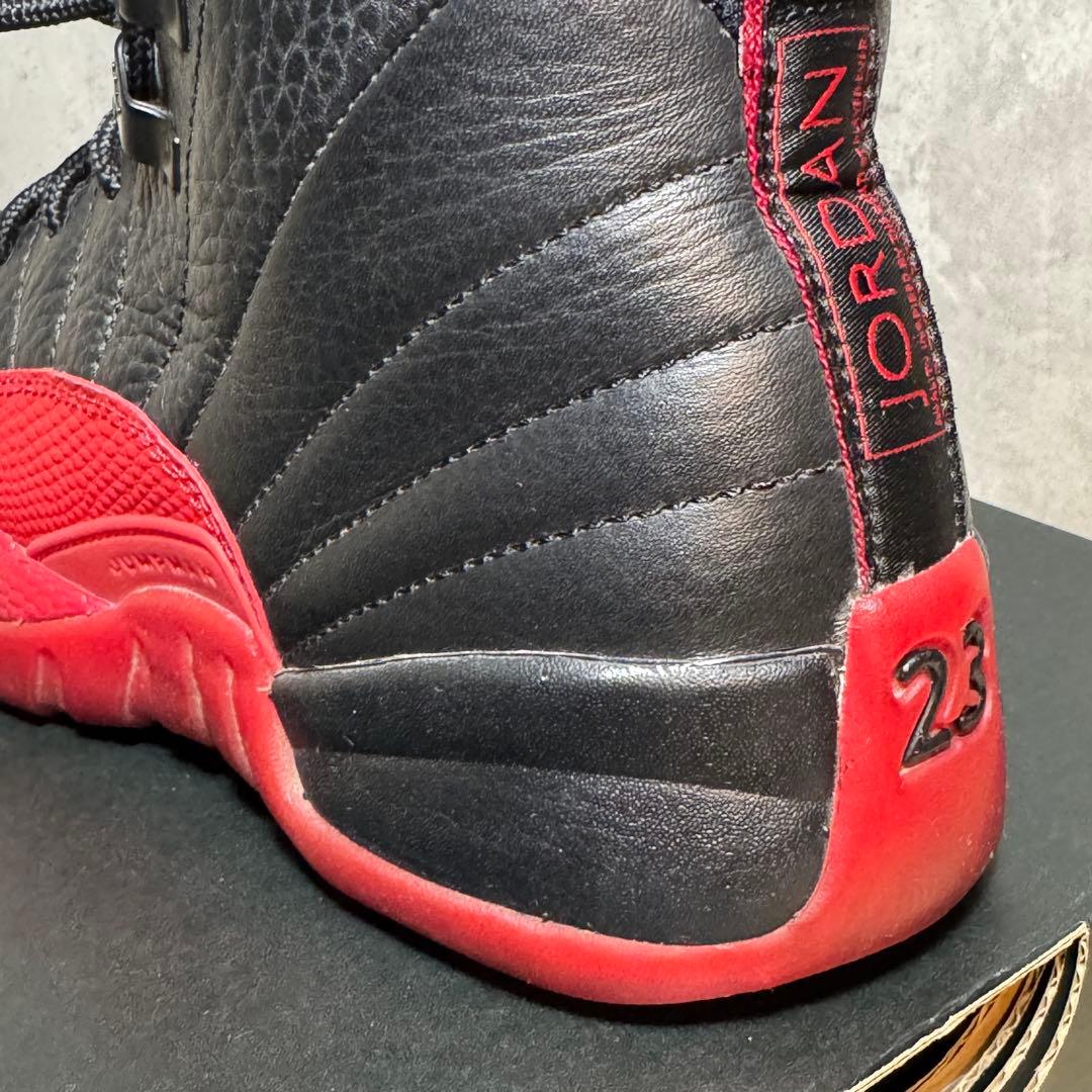 NIKE AIR JORDAN 12 レトロ 6Y ブラック×レッド