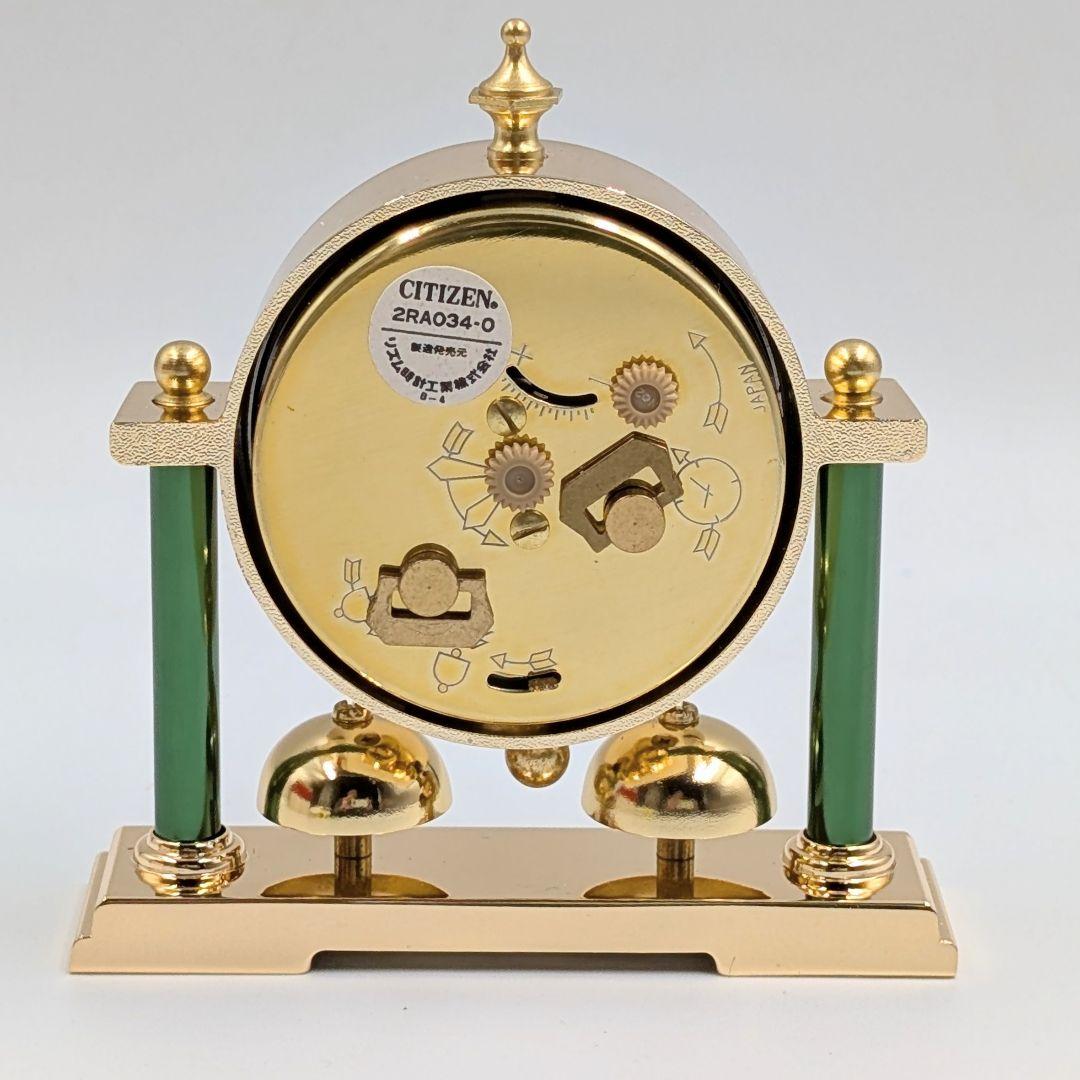 【希少 極美品】シチズン　ファンシーアラーム　スナッピー　緑　完品　手巻き時計