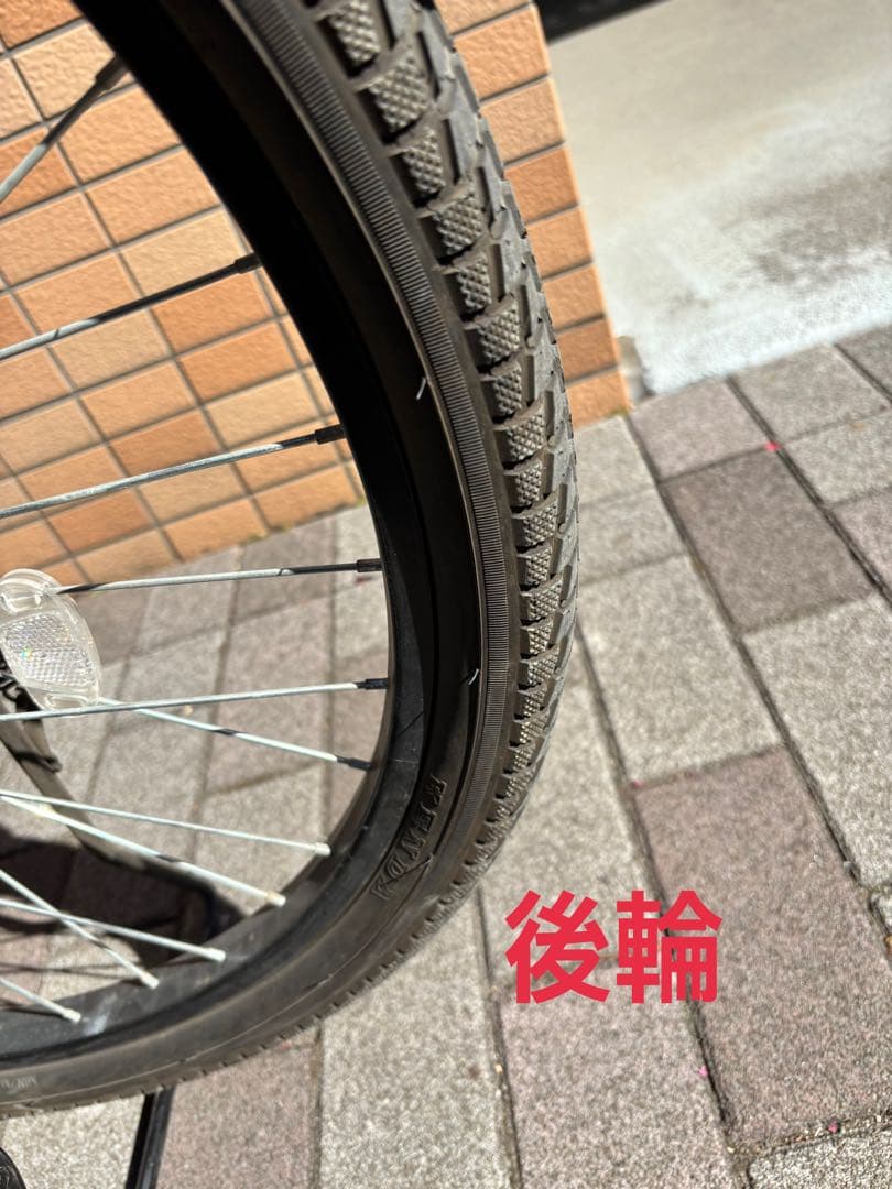 シティサイクル 26インチ　乗車1年未満オートライト