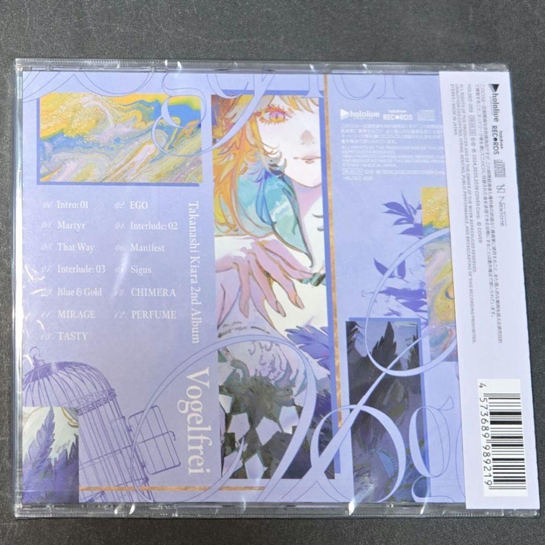 小鳥遊キアラ アルバム CD Vogelfrei 初回生産 ステッカー付 ライブ